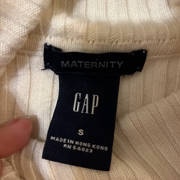 Gap maternity turtleneck ribbed sweater size small - Picture 4 of 5